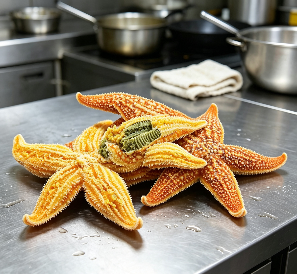 Golden Sea Star Delicacies